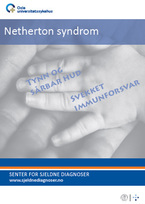 Forside diagnosefolder Netherton syndom Forside diagnosefolder Netherton syndom