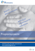 Forside diagnosefolder propionsyreemi Forside diagnosefolder propionsyreemi