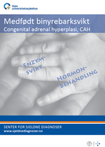 Forside diagnosefolder - medfødt binyrebarksvikt (CAH) Forside diagnosefolder - medfødt binyrebarksvikt (CAH)