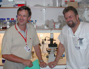 Erlend B. Smeland (left) and Stein Kvaløy. Erlend B. Smeland (left) and Stein Kvaløy.