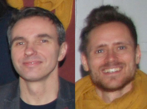 Kjetil Heuser (left) and Toni Berger Kjetil Heuser (left) and Toni Berger
