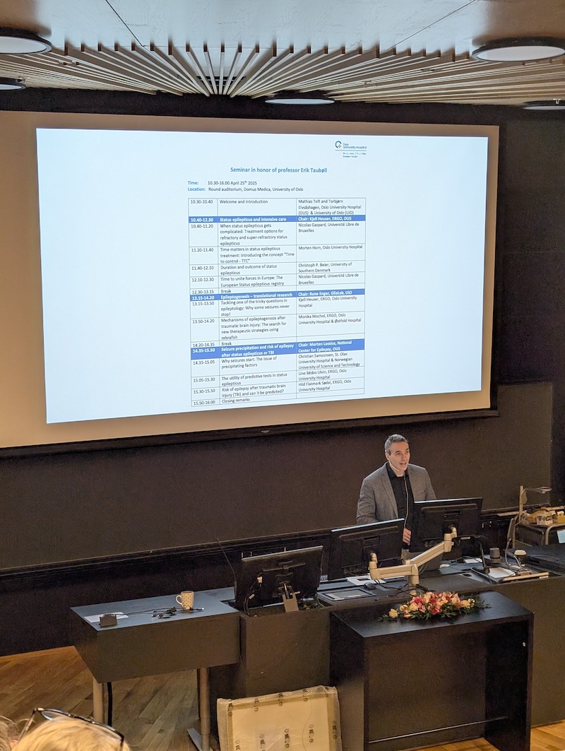 Kjell Heuser opening the seminar Kjell Heuser opening the seminar