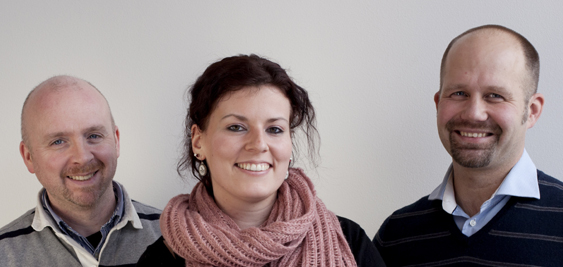 O'Farrell (left), Katheder and Rusten O'Farrell (left), Katheder and Rusten