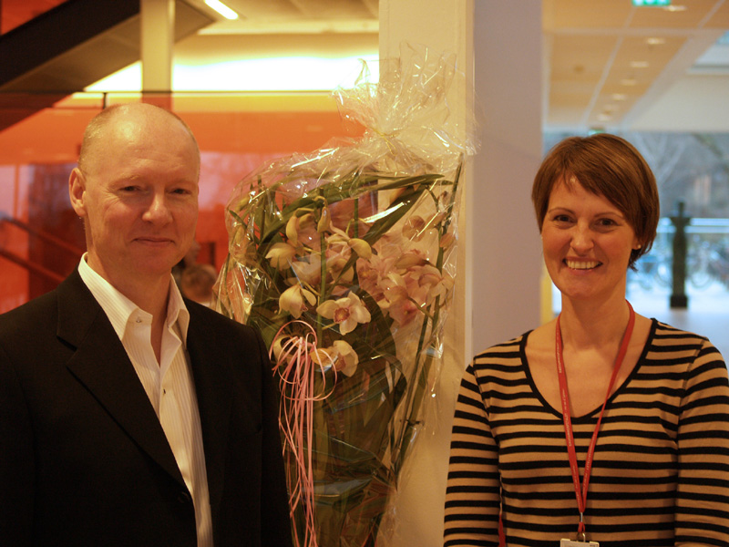 Camilla Raiborg with last author Harald Stenmark Camilla Raiborg with last author Harald Stenmark