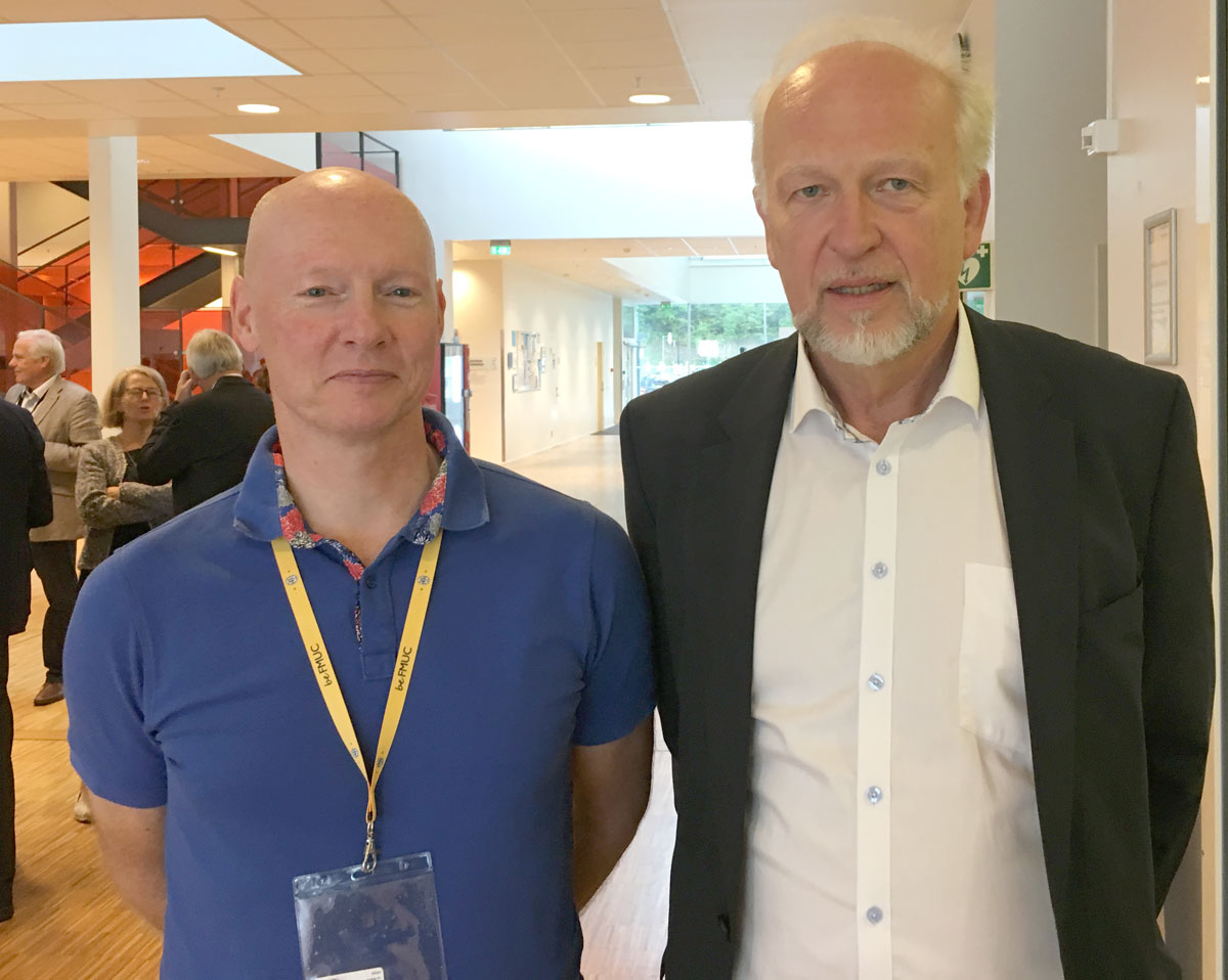 Harald Stenmark (left) and Bjørn Erikstein Harald Stenmark (left) and Bjørn Erikstein