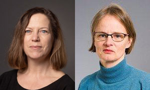Ellen Johnsen (left) and Martha Colban Ellen Johnsen (left) and Martha Colban