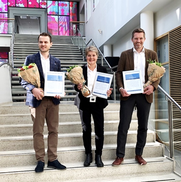 From left: Kryeziu, Halvorsen and Skjerven From left: Kryeziu, Halvorsen and Skjerven