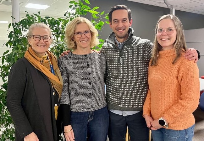 From left: Bjordal, Amdal, Hansen and Falk From left: Bjordal, Amdal, Hansen and Falk