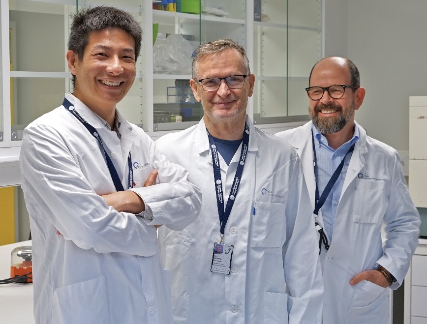 Yanjiao Li, Arne Klungland and Peter Fedorcsak. Photo: Guro Flor Lien 
