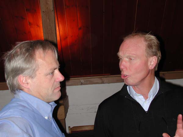 Sigbjoern Smeland og Gunnar Saeter