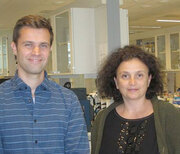 Post doc Thomas Fleischer and professor Vessela N. Kristensen