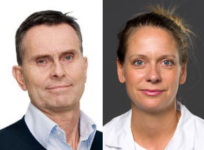 Department head Erik Rokkones and head of research Kristina Lindemann
