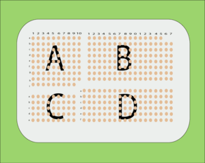 Block layout with id-system